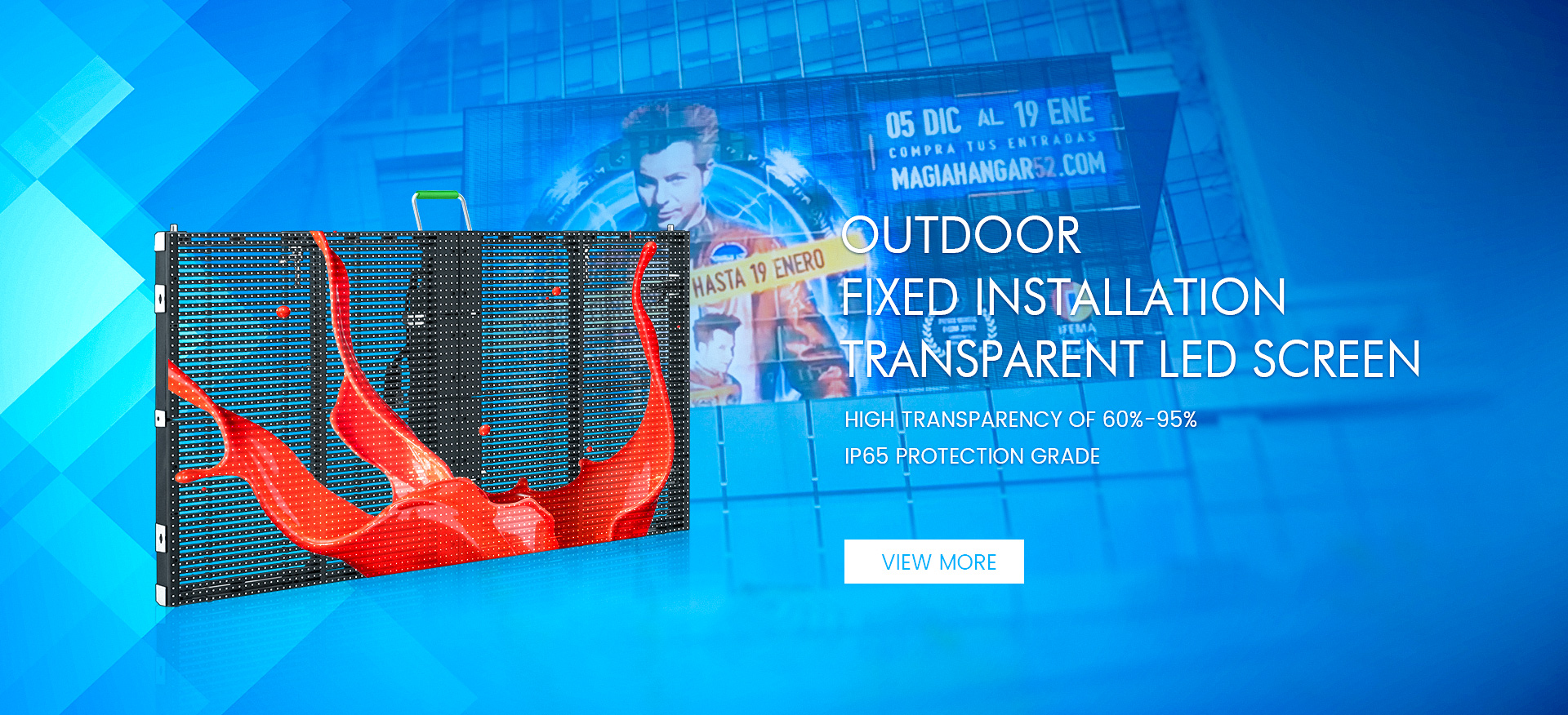 C-Vent Outdoor Transparent LED Screen